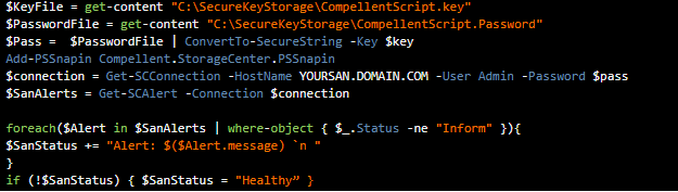 Featured image of post Monitoring with PowerShell Chapter 2: Monitoring Compellent SANs