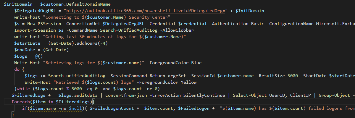 Featured image of post Monitoring with PowerShell: Monitoring failed logins for Office365
