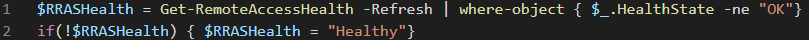 Featured image of post Monitoring with PowerShell: Monitoring RRAS status.