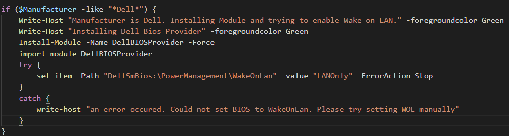 Featured image of post Monitoring with PowerShell: monitor and enabling WOL for HP, Lenovo, Dell