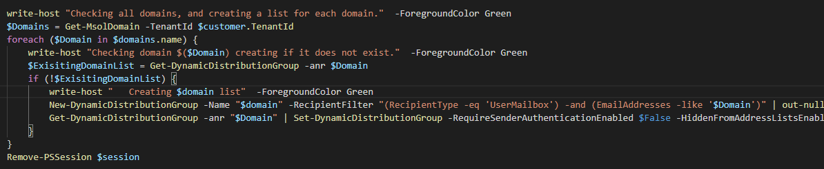 Featured image of post Automating with PowerShell: Creating dynamic distribution groups in all O365 tenants