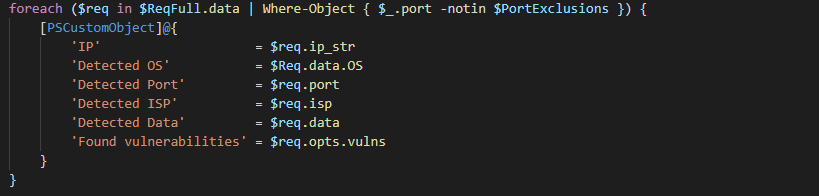 Featured image of post Monitoring with PowerShell: Monitoring Shodan results (in-depth)