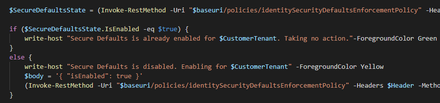 Featured image of post Automating with PowerShell: Enabling Secure Defaults (And SD explained)