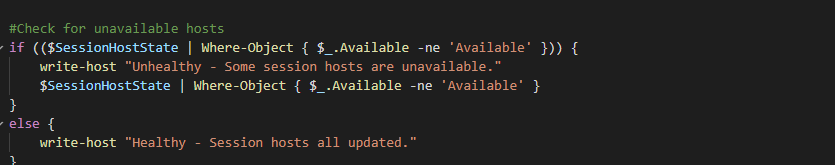 Featured image of post Monitoring with PowerShell: Monitoring WVD availability