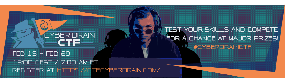 Featured image of post The start of CyberDrain CTF is today!