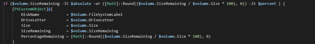 Featured image of post Monitoring with PowerShell: Conditional Disk Space monitoring