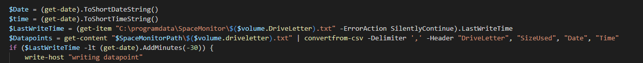 Featured image of post Monitoring with PowerShell: Predict when disk is full
